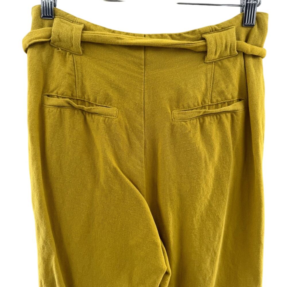 Anthropologie Mo:Vint New York Linen Blend Ankle Cropped Casual Pants Size Small - Picture 8 of 12